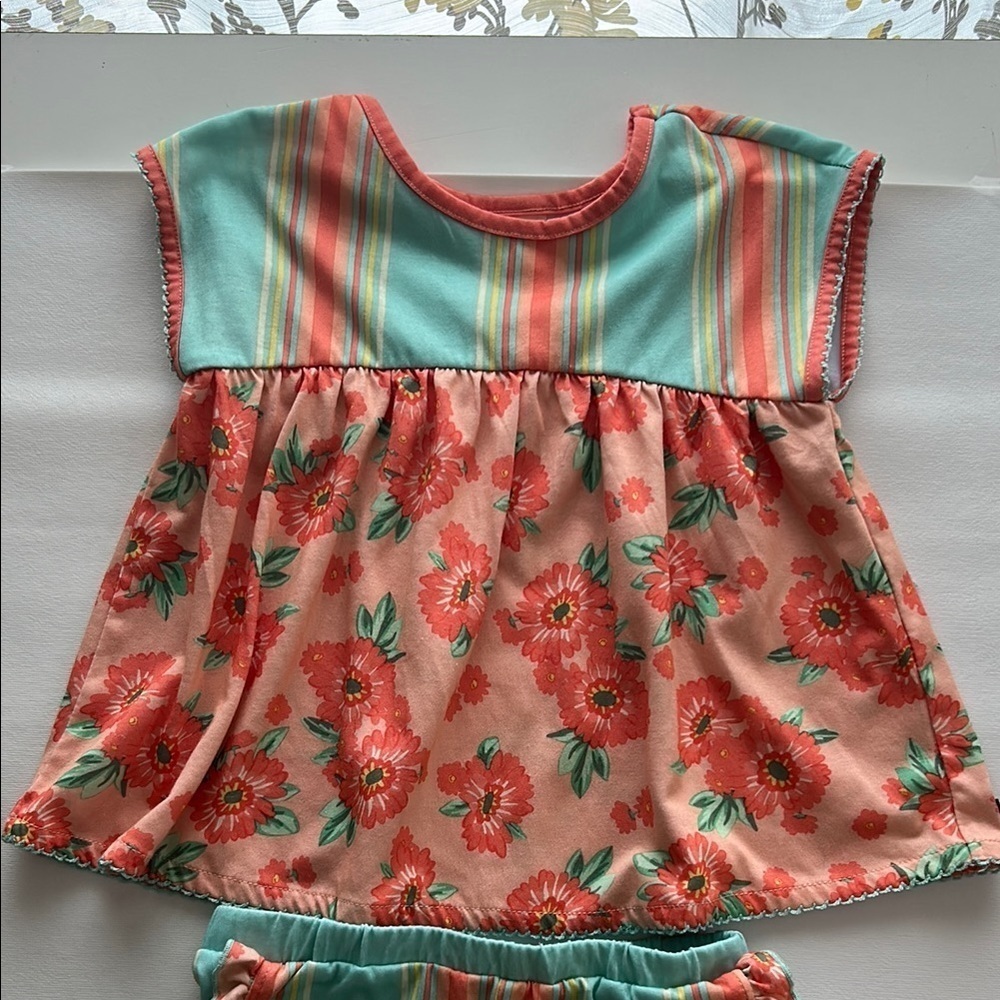 Matilda Jane Garden Dreams Floral Pajama Set Size 4 - Picture 3 of 8